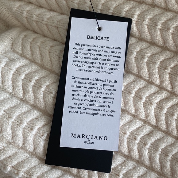 Marciano Ivory Sweater Dress - Size S - Picture 6 of 7